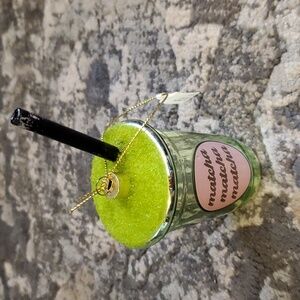 NWT Iced Matcha Ornament